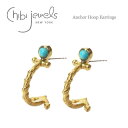 【再入荷】【3点以上で15%OFFクーポンあり】【Rakuten Fashion THE SALE 50%OFF】≪chibi jewels≫ チビジュエルズ 天然石 ターコイズ 小粒 イカリ 錨 ロープ モチーフ スタッズ ピアス ゴールド SV925 Earrings (Gold) レディース ギフト ラッピング