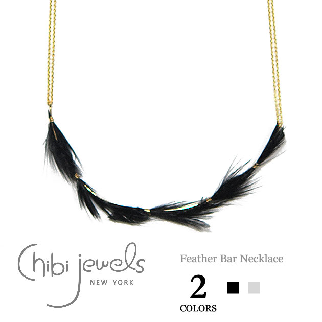 chibi jewels `rWGY {w~A H tFU[ Eh lbNX Feather Bar Nacklace (Gold) fB[X Mtg bsO