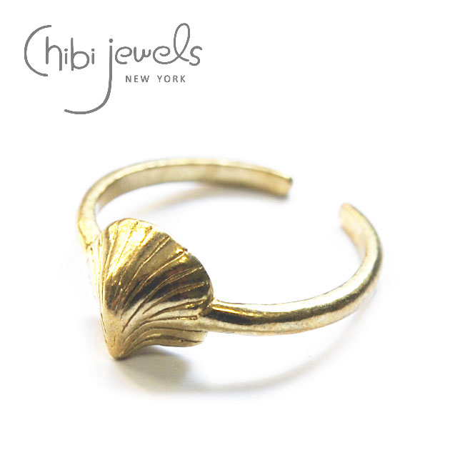 yēׁzchibi jewels `rWGY L VF `[t C^O w tH[NO I[vO Cockle Shell Ring (Gold) fB[X Mtg bsO