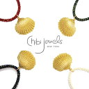 ★≪chibi jewels≫ チビジュエルズ 全4色 貝がらシェル ミッドナイトコード ブレスレット Midnight Cord Bracelet (Gold) レディース ギフト ラッピング