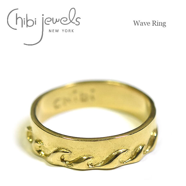 yēׁzchibi jewels `rWGYg^ L S[h O w Wave Ring (Gold) fB[X Mtg bsO