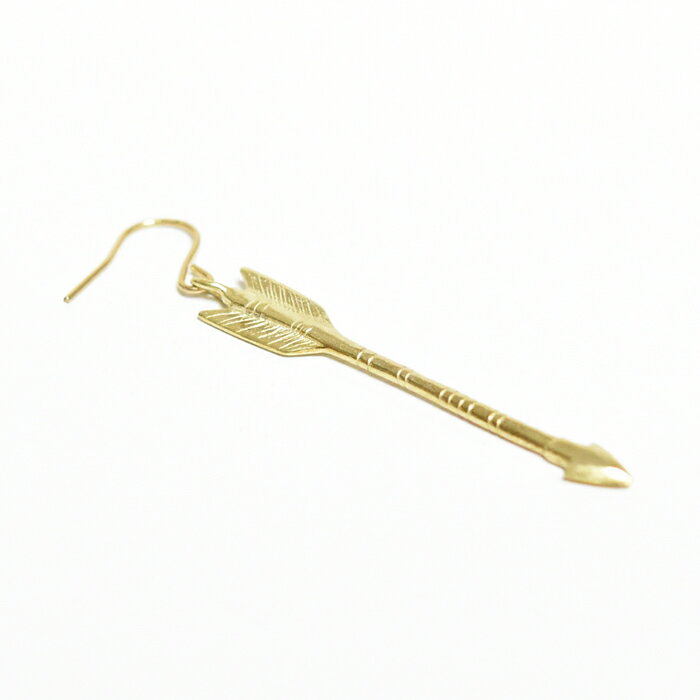【選べる3点福袋対象】【お買い物マラソン クーポン利用で300円OFF】≪chibi jewels≫ チビジュエルズネイティブ アロー モチーフ ピアス Native Arrow Earring (Gold)【レディース】【ギフト ラッピング】