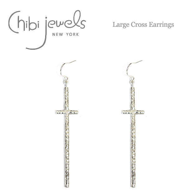 chibi jewels `rWGY{w~A O \˃NX Vo[sAX Large Cross Earrings (Silver) fB[X Mtg bsO