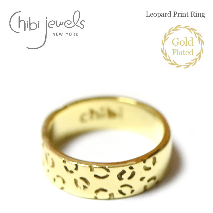 ˾κǿۢchibi jewels ӥ奨륺 쥪ѡ ҥ祦     14ž夲 Leopard Print Ring (Gold) ǥ ե åԥ