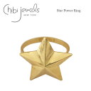 【再入荷】【3点以上で15%OFFクーポンあり】【Rakuten Fashion THE SALE 50%OFF】≪chibi jewels≫ チビジュエルズ星 スターモチーフ ゴールドリング 指輪 Star Power Ring (Gold) レディース ギフト ラッピング