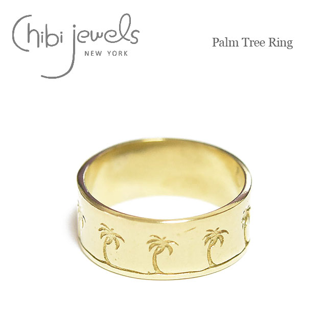 yēׁzchibi jewels `rWGYV̖ؕ LO w Palm Tree Ring (Gold) fB[X Mtg bsO