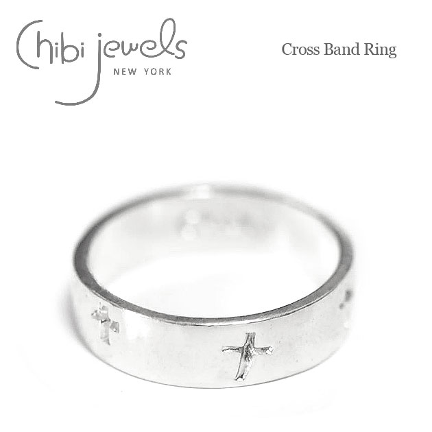 yēׁzchibi jewels `rWGY\ NX Vo[ L O w Cross Band Ring (Silver) fB[X Mtg bsO