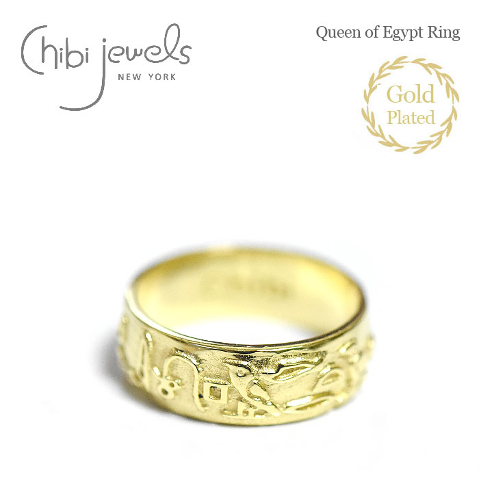 yCLASSY Gfځzyēׁzchibi jewels `rWGY GWvg qGOt NIpg S[h NC[  O w 14dグ Queen of Egypt Ring (Gold) fB[X Mtg bsO