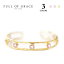 500OFFݥۢFULL OF GRACE ե륪֥쥤 3 CZ 塼ӥå륳˥ Х󥰥 Zirconia Bangle (Gold)ǥ ե åԥ