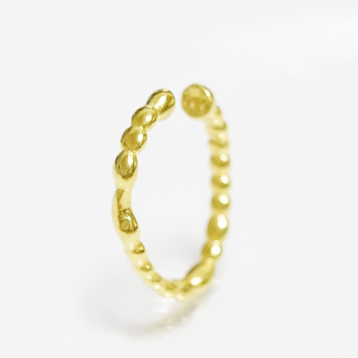 �ں����١ۢ�FULL OF GRACE�� �ե륪�֥��쥤�� �ɥå� �饤�� �ʱ߷� �����Х� ������� ���䡼���� ������ �礭�� Ear Cuff (Gold) ��ǥ����� ���ե� ��åԥ�