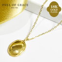 【待望の最新作】≪FULL OF GRACE≫ フルオブグレイス オーバル プレート ネックレス コインネックレス ゴールド 18金仕上げ Sealing Wax Necklace (Gold) レディース ギフト ラッピング