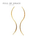 yēׁzySiΏ500~OFFN[|zzzFULL OF GRACE tIuOCXEF[u C[ O X^bYsAX Wave Long Earrings (Gold)fB[X Mtg bsO