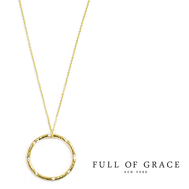 yCLASSY GfځzFULL OF GRACE tIuOCXL[rbNWRjA T[NlbNX Circle Necklace (Gold) fB[X