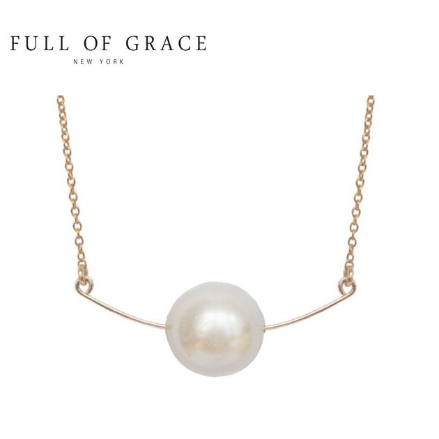 yVERY GfځzFULL OF GRACE tIuOCX ^ p[ o[ lbNX LTCY Pearl Bar Necklace (Gold) fB[X Mtg bsO