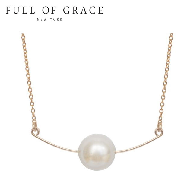 yVERY GfځzFULL OF GRACE tIuOCX ^ p[@o[ lbNX MTCY Pearl Bar Necklace (Gold) fB[X Mtg bsO