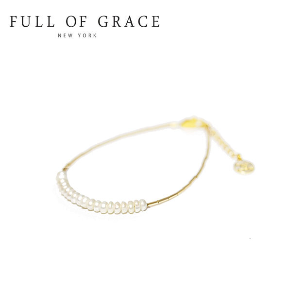 ≪FULL OF GRACE≫ フルオブグレイス モダンコレクション 真珠パール ゴールドビーズ ブレスレット CHOUCHOU BRACELET (Gold) レディース ギフト ラッピング