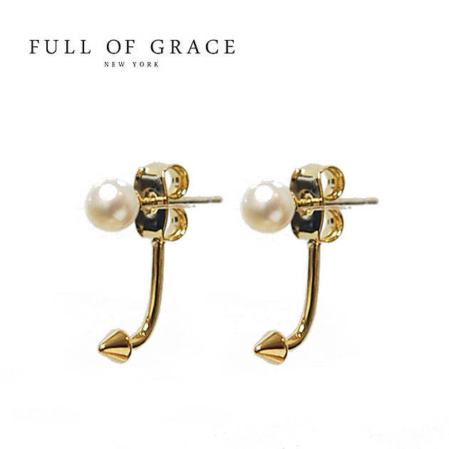 FULL OF GRACE tIuOCX Vv ^ p[ obNLb` S[h sAX Freche Earrings (Gold) fB[X Mtg bsO