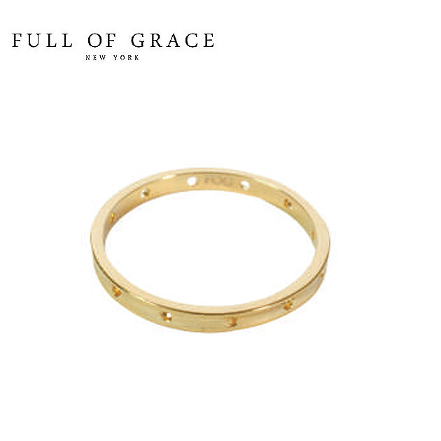 【楽天スーパーセール 50%OFFセール】≪FULL OF GRACE≫ フルオブグレイス モダンコレクション シンプル ドット リング Modern coll...