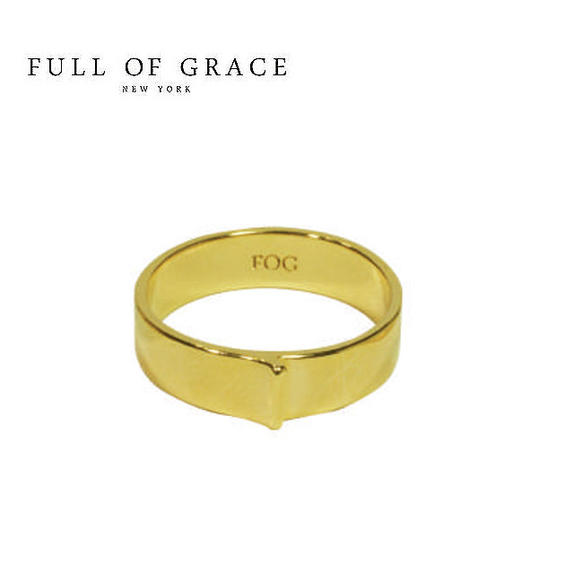 ≪FULL OF GRACE≫ フルオブグレイス モダンコレクション ミディアム シンプル リング Modern collection Medium Simple Ring (Gold) レディース