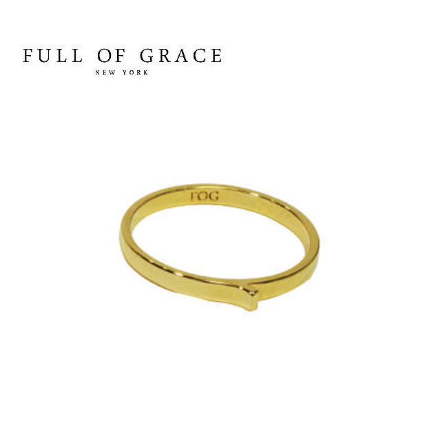 ≪FULL OF GRACE≫ フルオブグレイスモダンコレクション スモール シンプル リング Small Simple Ring (Gold)レディース ギフト ラッピング