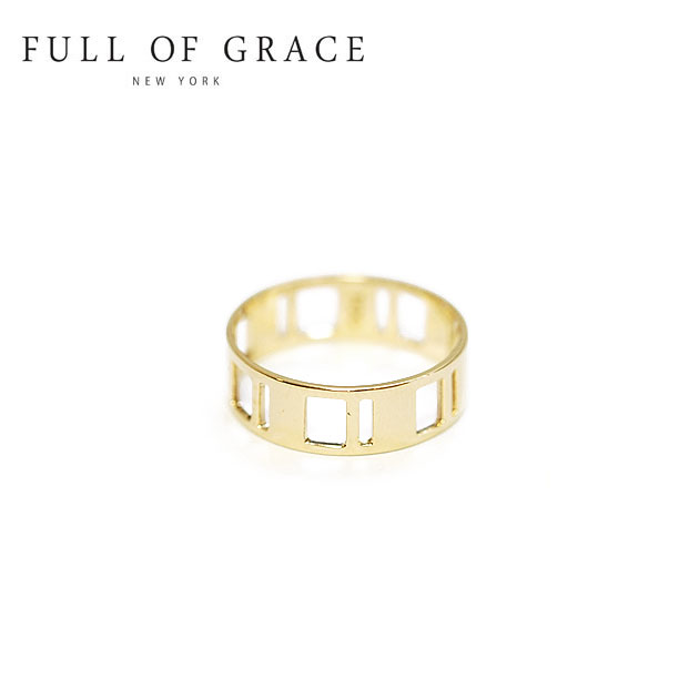 【STORY 雑誌掲載】【全品500円OFFクーポン配布中】≪FULL OF GRACE≫ フルオブグレイス 隙間 バロン リング Modern collection BARON Ring (Gold)レディース ギフト ラッピング