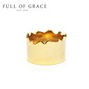 ≪FULL OF GRACE≫ フルオブグレイス 幅広 プレート ギザギザ ジグザグ リング Modern Collection MICMAC Ring (Gold) レディース ギフト ラッピング