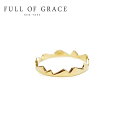 ≪FULL OF GRACE≫ フルオブグレイス ギザギザ ジグザグ リング 華奢 細め Modern Collection MICMAC Ring (Gold) レディース ギフト ラッピング