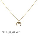 パール 【全品500円OFFクーポン配布中】≪FULL OF GRACE≫ フルオブグレイスモダンコレクション 天然石オパール ホースシューモチーフ ゴールドネックレス Horse Shoe Necklace(Gold) レディース