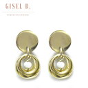 【3点以上で15%OFFクーポンあり】【Rakuten Fashion THE SALE 30%OFF】≪GISEL B.≫ ジゼルベー小粒 真珠 パール ゴールド プレート リング スタッズ ピアス ROMANE Pearl Earrings (Gold)レディース ギフト ラッピング