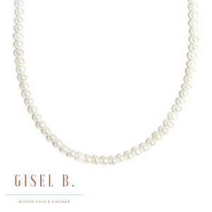 【滝沢カレンさん着用】【Oggi / GISELe / CLASSY / VERY / STORY 雑誌掲載】【再入荷】【全品10％OFFクーポン配布中】≪GISEL B.≫ ジゼルベー 真珠 パール 4mm玉 ネックレス Tour Pearl Necklace (Gold) レディース ギフト ラッピング