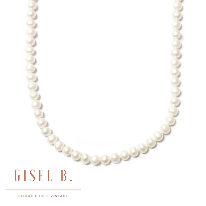 yJ ڂ߂邳񒅗pzyOggi CLASSY LEE GfځzyҖ]̍ŐVzGISEL B. W[x[ ^ p[ 6mm lbNX Tour Pearl Necklace (Gold) fB[X Mtg bsO