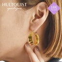 【待望の最新作】【全品対象500円OFFクーポン配布中】≪HULTQUIST copenhagen≫ フルトクイスト コペンハーゲン 幅広 ワイド フープ ピア..