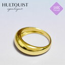 【待望の最新作】≪HULTQUIST copenhagen≫ フルトクイスト コペンハーゲン シンプル ラージ ボリューム リング Vermal 18金バーメイル 仕上げ Dainty Ring (Gold) レディース ギフト