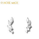 【待望の最新作】≪Jackie Mack≫ ジャッキー マック キュービックジルコニア スタッズ ピアス シルバー SV925 ロジウム仕上げ 軟骨ピアス ボディーピアス (Silver) レディース ギフト ラッピング