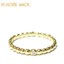 ジルコニア 【待望の最新作】【全品500円OFFクーポン配布中】≪Jackie Mack≫ ジャッキー マック 小粒 ひと粒 キュービックジルコニア リング 指輪 ゴールド Nugget CZ Ring (Gold) レディース ギフト ラッピング