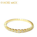 【待望の最新作】≪Jackie Mack≫ ジャッキー マック キュービックジルコニア CZ リング 指輪 ゴールド Glowing Ring (Gold) レディース ギフト ラッピング