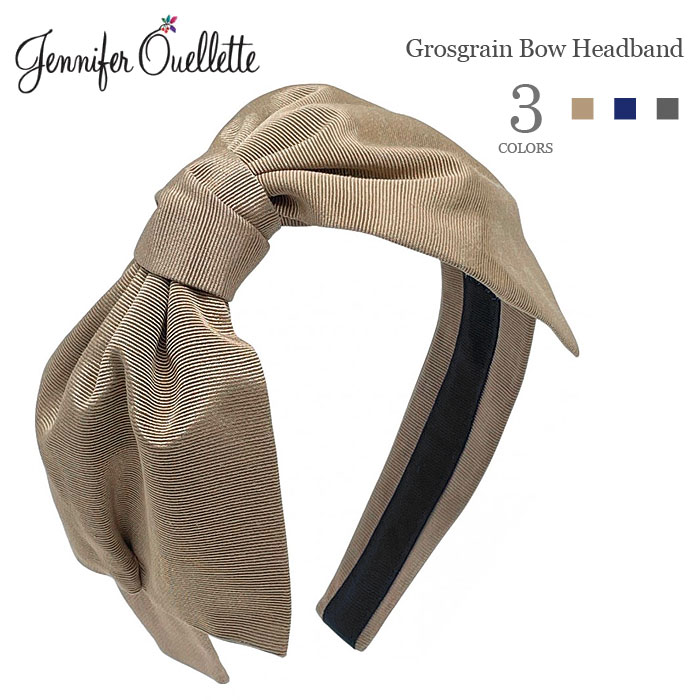 VERY Ǻܡۡں١ۢJennifer Ouellette ˥եå 3 ١ ͥӡ  졼    ܥ 塼 إХ إåɥɥ쥹 Grosgrain Bow Headband ǥ