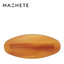 【再入荷】≪MACHETE≫ マシェット 楕円形 オーバル ラウンド ボリューム 大きめ バレッタ 半透明 キャメル 髪留め まとめ髪 ヘアアクセサリー ジャン...
