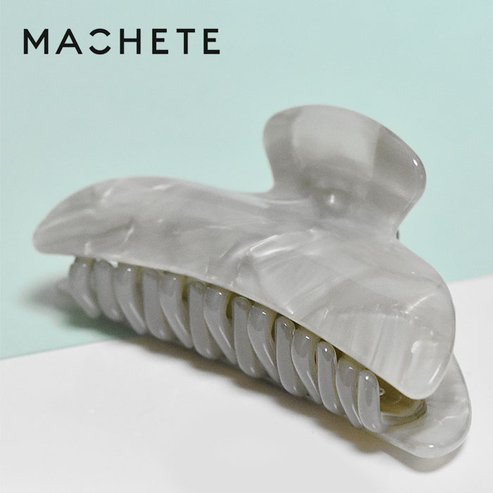 【再入荷】≪MACHETE≫ マシェット グレー シェル ニュアンスカラー ヘアクリップ バナナクリップ バンス クリップ 髪留め まとめ髪 ヘアアクセサリー ...