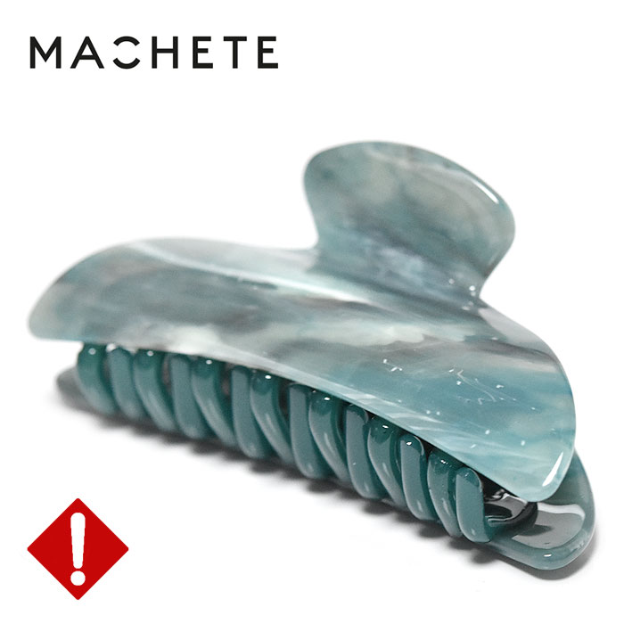 【訳あり商品 アウトレット】≪MACHETE≫ マシェット グリーン くすみカラー 緑 ニュアンスカラー ヘアクリップ バナナクリップ バンス クリップ 髪留め まとめ髪 ヘアアクセサリー Midi Heirloom Claw (Jadeite)