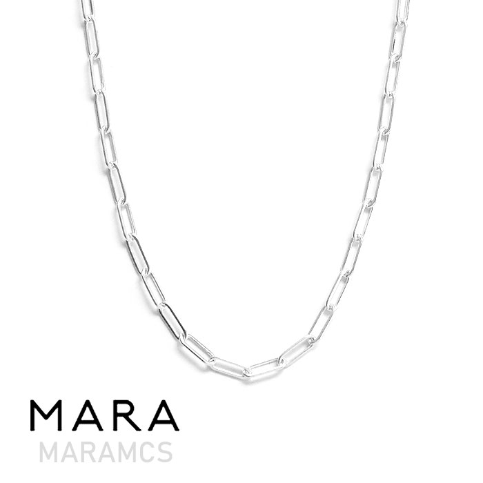 yēׁzMARAMCS }NX ` ȉ~ N^O `F[ Vo[ lbNX O uh|[`t SV925 Rectangle Chain Necklace (Silver) fB[X