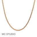 ySiΏ500~OFFN[|zzzMC STUDIO GV[X^WI 41cm T[N  `F[ [YS[h lbNX sNS[h Circle Chain Necklace (Rose Gold) fB[X Mtg bsO