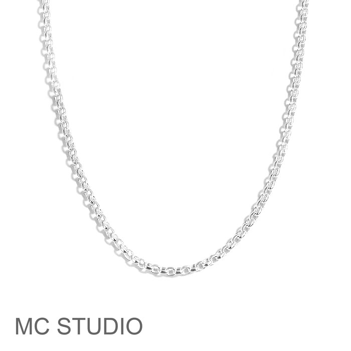 yJ񒅗pzyGISELe Oggi GfځzyēׁzMC STUDIO GV[X^WI 38cm T[N  `F[ Vo[ lbNX SV925 Circle Chain Necklace (Silver) fB[X Mtg