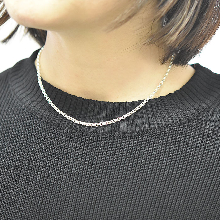 ����������󤵤� �����ޤꤢ�������ѡۡ�GISELe Oggi VERY ����Ǻܡۡں����١ۢ�MC STUDIO�� ���ॷ���������� ��38cm �������� �� �������� ����С� �ͥå��쥹 SV925 Circle Chain Necklace (Silver) ��ǥ�����