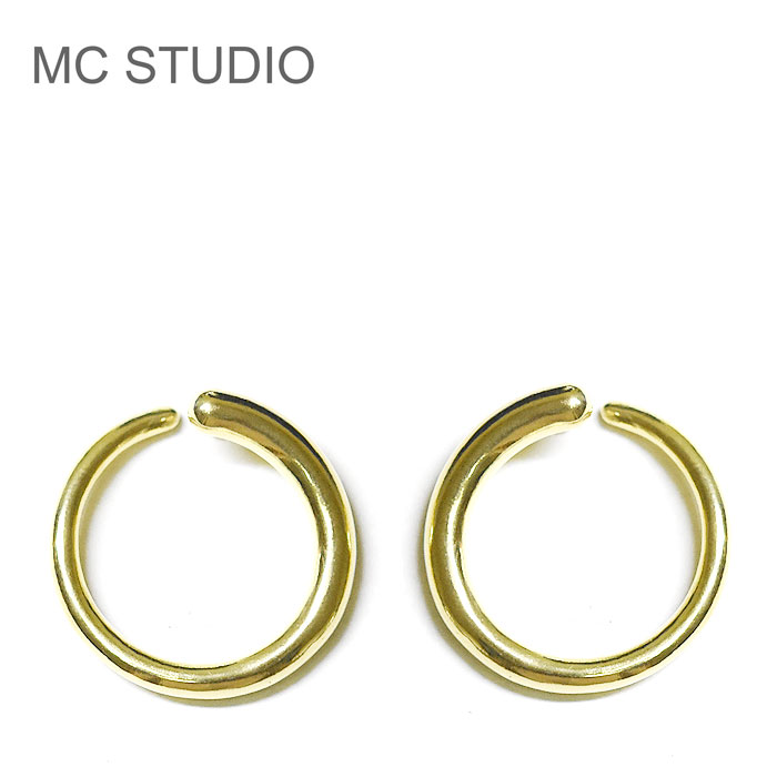 yēׁzMC STUDIO GV[X^WI T[N  X^bY sAX S[h Circle Earrings (Gold) fB[X Mtg bsO