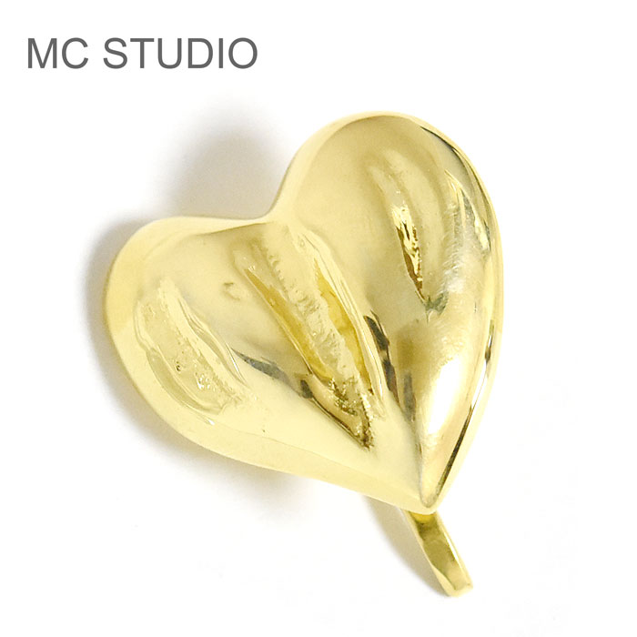 ZUTTOHOLICの【待望の最新作】≪MC STUDIO≫ エムシースタジオ 全2色 ハート プレート ヘアゴム ヘアカフ バレッタ ヘアアクセサリー ヘアイヤリング ゴールド Hair Accessory (Gold) レディース ギフト ラッピング｜アングル3