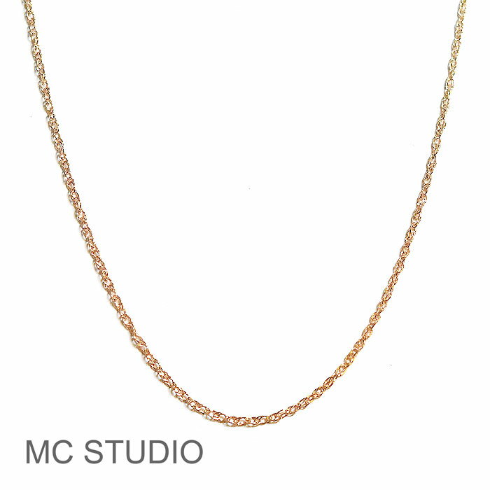 MC STUDIO GV[X^WI 41cm [ T[N  `F[ [YS[h lbNX ؚ ɍ sNS[h Roll Chain Necklace (Rose Gold) fB[X Mtg