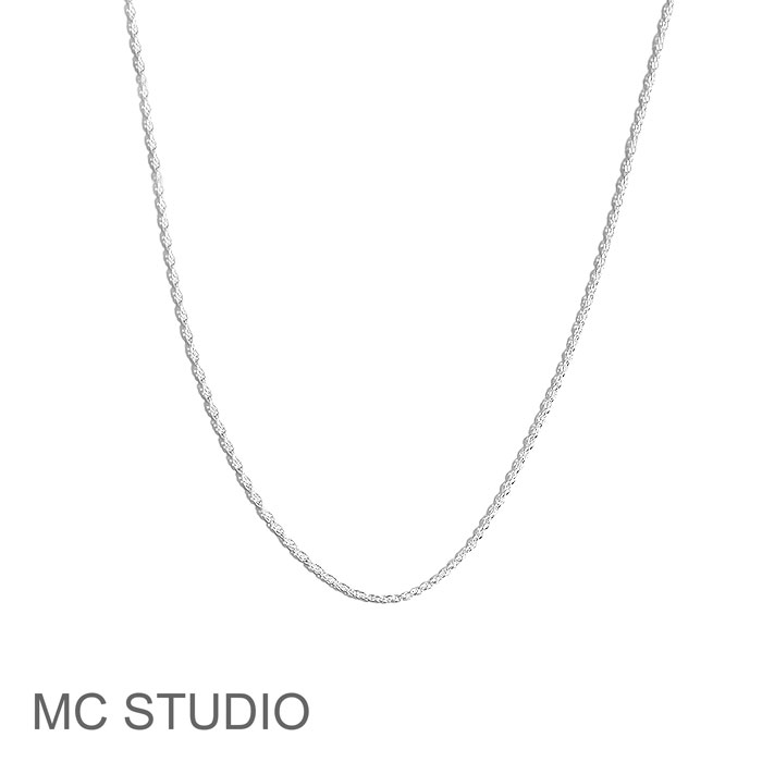 yҖ]̍ŐVzMC STUDIO GV[X^WI[X `F[ Vo[ lbNX SV925 Micro Lace Chain Necklace (Silver) fB[X Mtg bsO