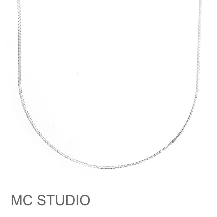 Rakuten - 【CLASSY 雑誌掲載】【再入荷】≪MC STUDIO≫ エムシースタジオ 約41cm 華奢 極細 スネーク チェーン シルバー ネックレス SV925 Snake Chain Necklace (Silver) レディース ギフト ラッピング