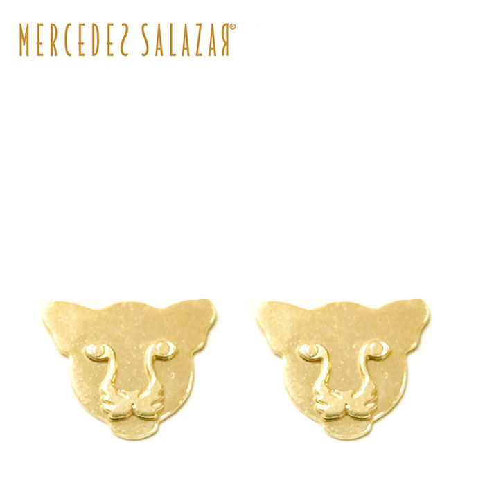 yēׁzMERCEDES SALAZAR ZfX TU[ g `[^[ WK[ lR `[t X^bY sAX Tigre Earrings (Gold) fB[X Mtg bsO